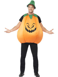 PUMPKIN TABARD COSTUME, ADULT - Front