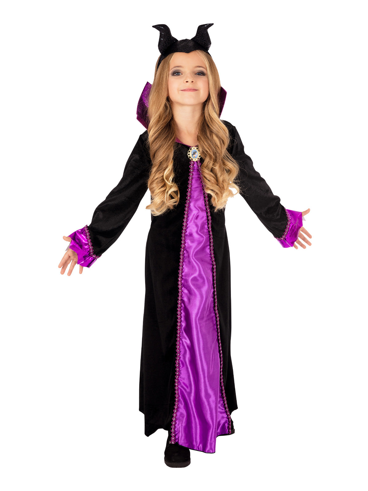 MALEFICENT DELUXE COSTUME, CHILD - Side