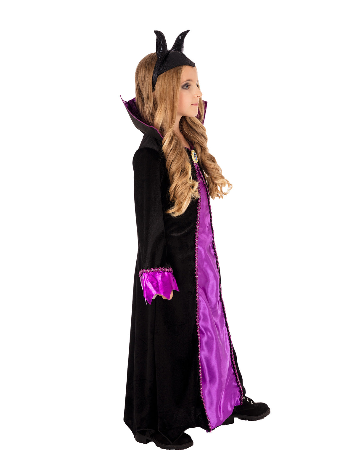 MALEFICENT DELUXE COSTUME, CHILD - Back