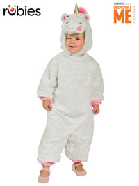 MINION FLUFFY UNICORN COSTUME, CHILD - 18-36 MTHS - Front