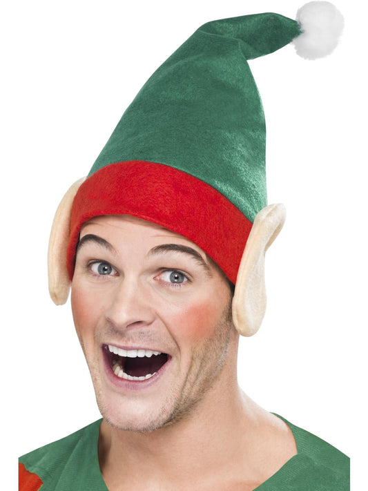 ELF HAT WITH EARS, ADULT - Front