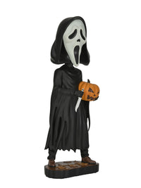 GHOST FACE WITH PUMPKIN HEAD KNOCKER - Side