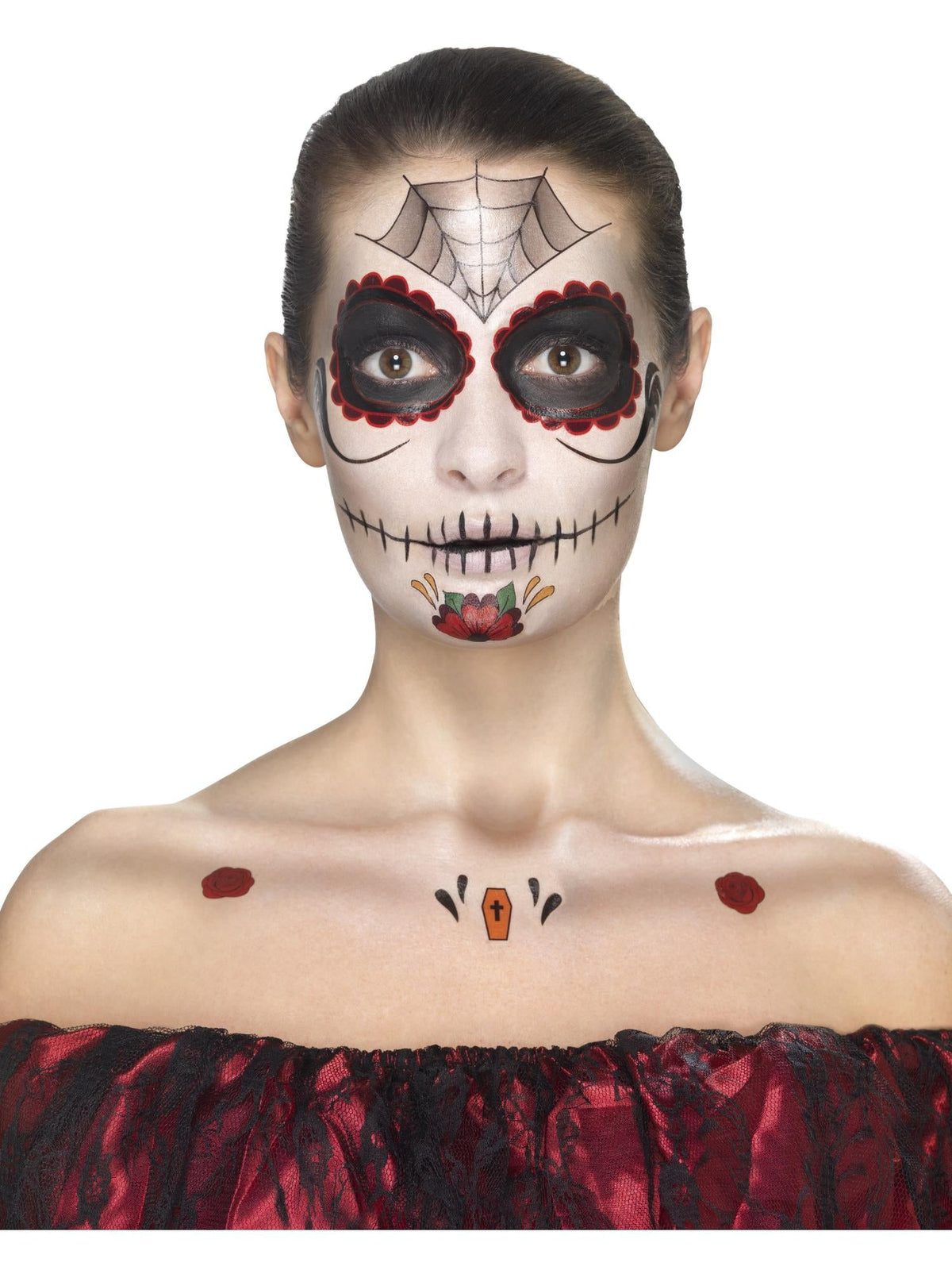 DAY OF THE DEAD FACE TATTOO KIT