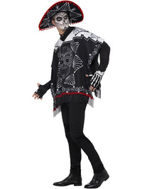 DAY OF THE DEAD BANDIT COSTUME, ADULT - Side