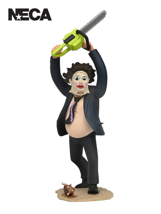 TEXAS CHAINSAW MASSACRE - TOONY TERRORS 50TH ANNIV. PRETTY WOMAN LEATHERFACE- 6" SCALE ACTION FIGURE - Front