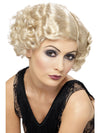 FLAPPER WIG BROWN, ADULT - Black - Front