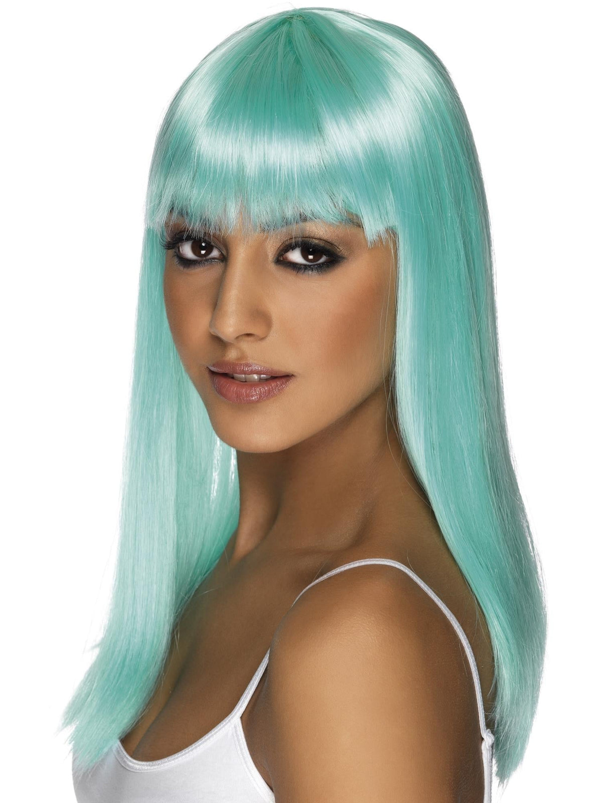 GLAMOURAMA WIG, ADULT - Neon Pink