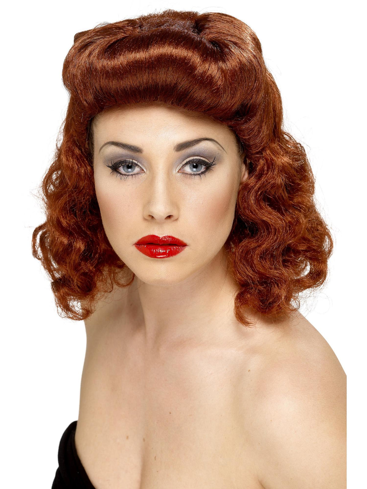 PIN UP GIRL WIG, ADULT - Back