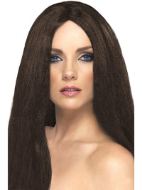 STAR STYLE LONG STRAIGHT WIG - Brown - Front