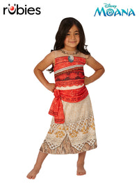 MOANA CHILD COSTUME - SIZE 4-6 - Front