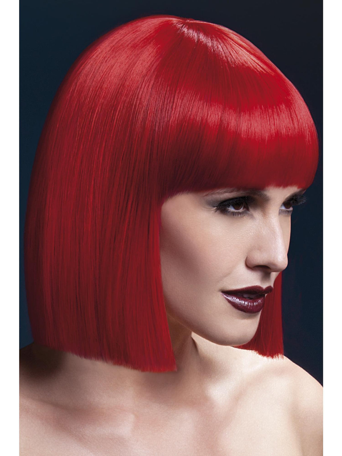 FEVER LOLA WIG, ADULT - Neon Lime