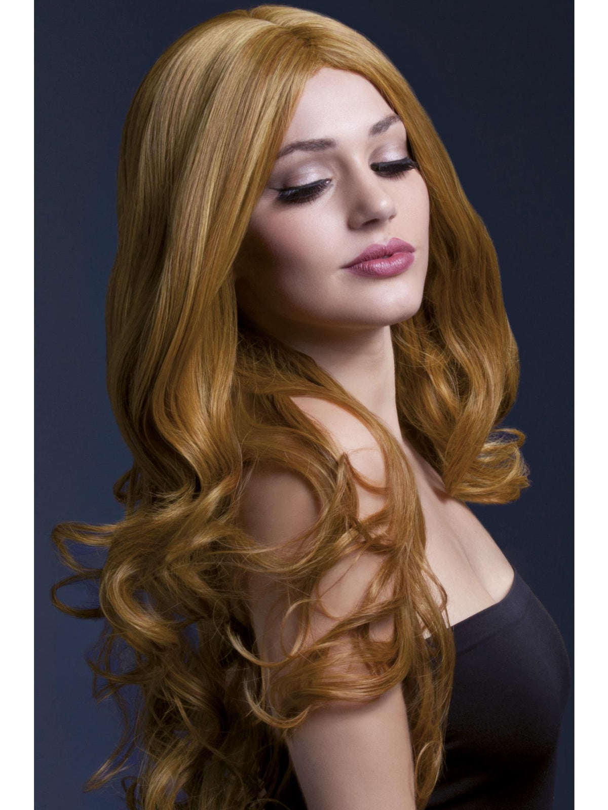FEVER ELISE WIG, ADULT - Black - Side