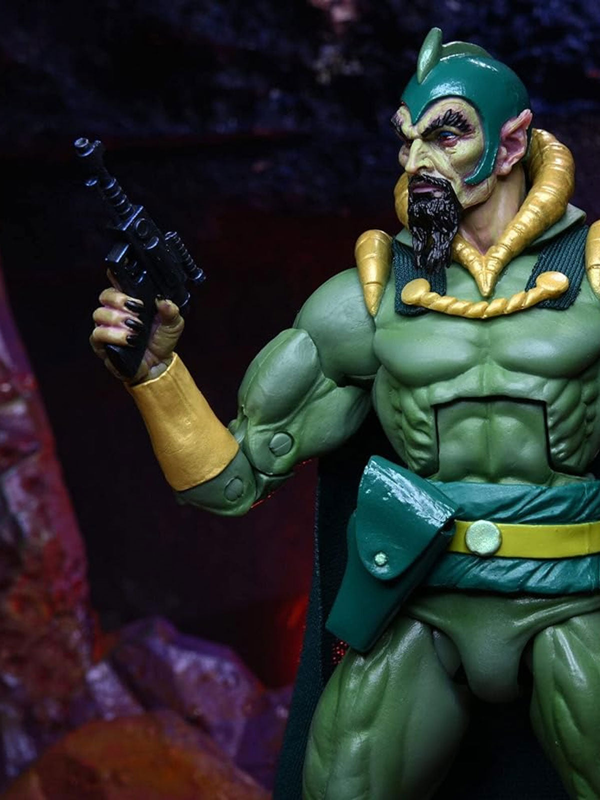 FLASH GORDON - MING THE MERCILESS KING 7" ACTION FIGURE - Side