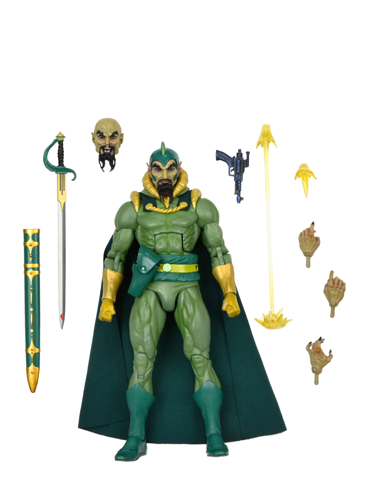 FLASH GORDON - MING THE MERCILESS KING 7" ACTION FIGURE - Back
