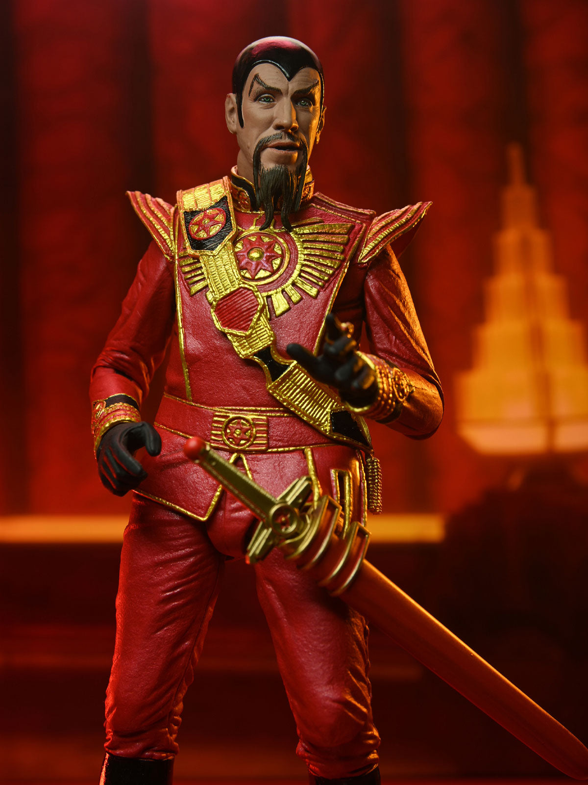 FLASH GORDON KING FEATURES (1980) ULTIMATE MING 7" SCALE ACTION FIGURE - Side