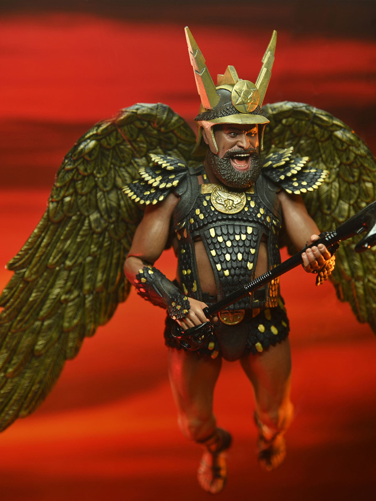 FLASH GORDON KING FEATURES (1980) ULTIMATE VULTAN 7" SCALE ACTION FIGURE - Side