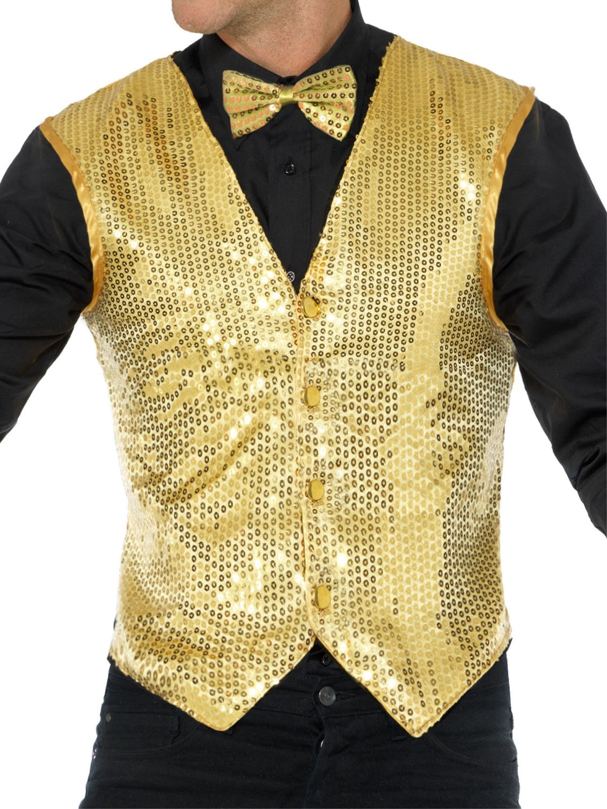 WAISTCOAT - GOLD SEQUIN, ADULT - Packaging
