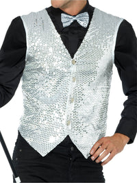 WAISTCOAT - SILVER SEQUIN, ADULT - Packaging