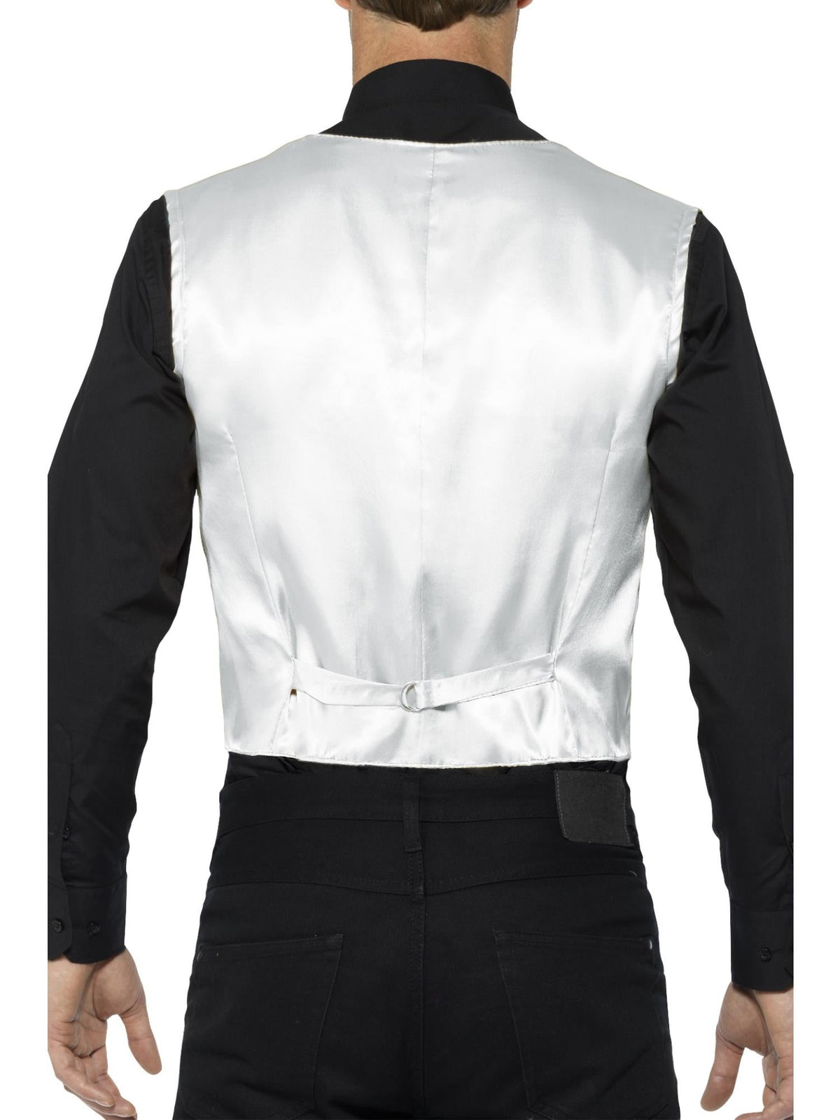 WAISTCOAT - SILVER SEQUIN, ADULT - Side