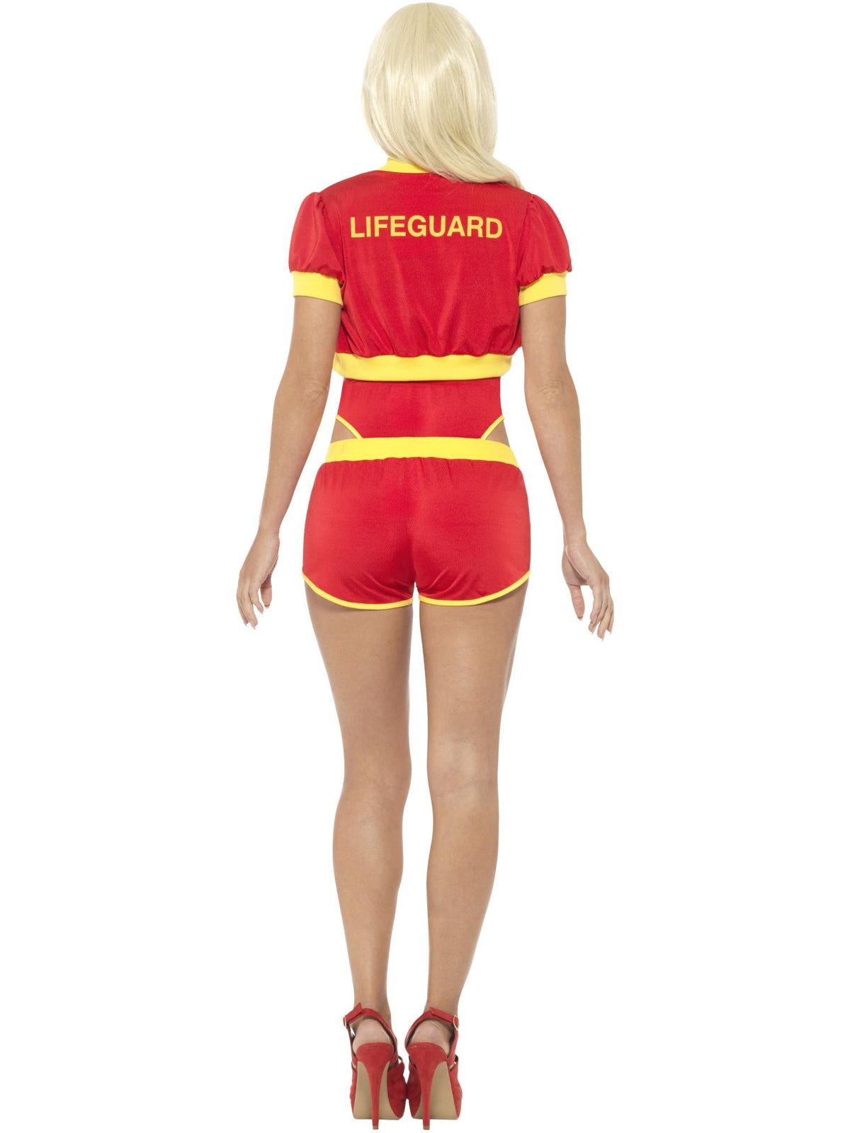 BAYWATCH LIFEGUARD DELUXE COSTUME, ADULT - Side