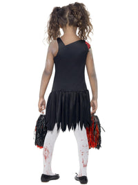 ZOMBIE CHEERLEADER COSTUME, CHILD - L - Side