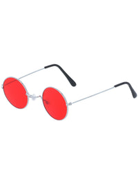 HIPPIE SPECS, RED, ADULT - Side