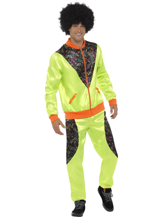RETRO SHELL SUIT COSTUME, ADULT - Front