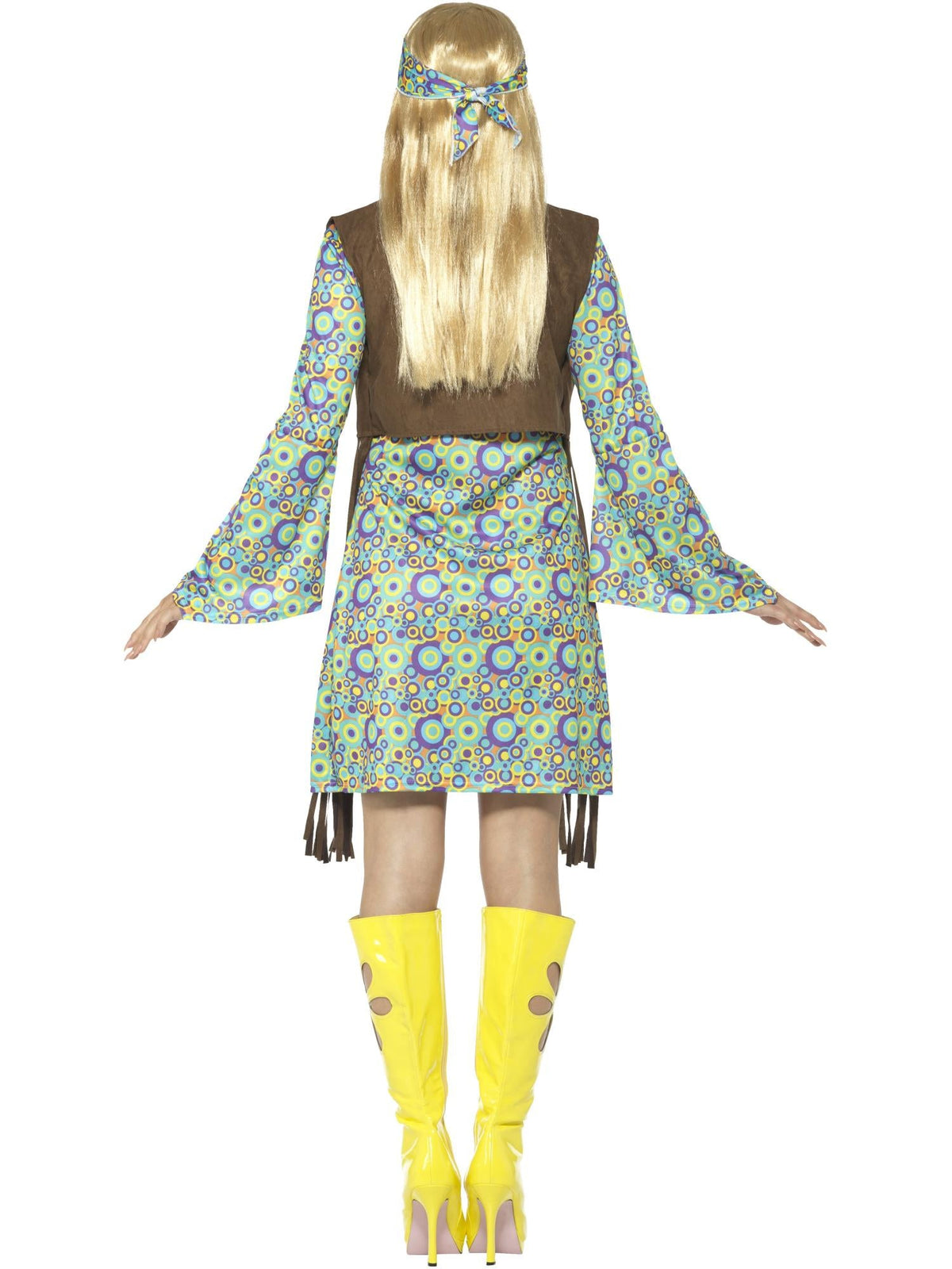 60S HIPPIE CHICK COSTUME, ADULT - Side