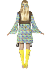 60S HIPPIE CHICK COSTUME, ADULT - Side