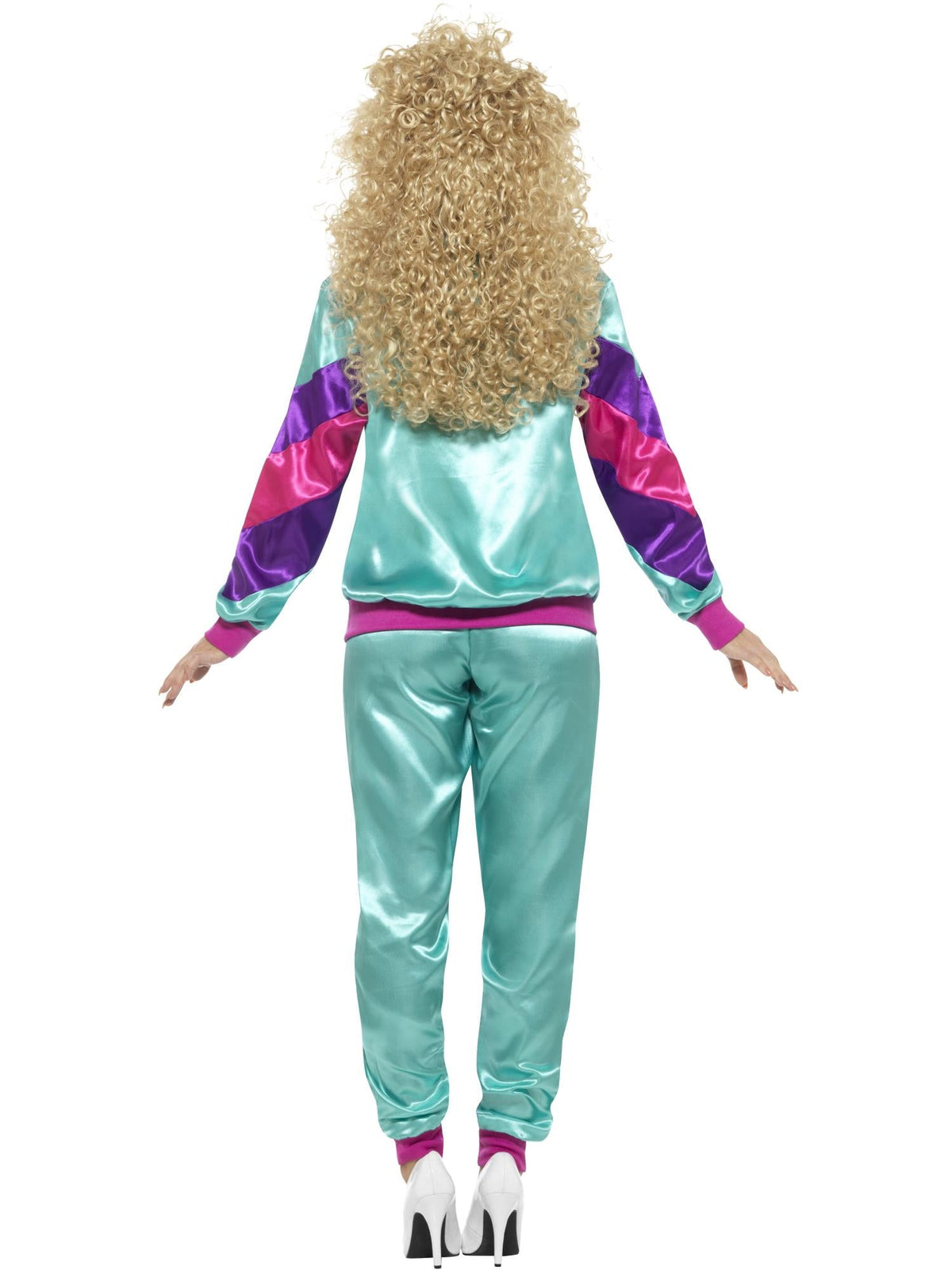 80S HEIGHT OF FASHION WOMEN'S SHELL SUIT COSTUME, ADULT - Side