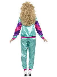 80S HEIGHT OF FASHION WOMEN'S SHELL SUIT COSTUME, ADULT - Side