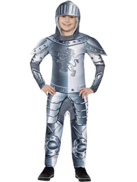 ARMOURED KNIGHT DELUXE COSTUME, CHILD - L - Packaging