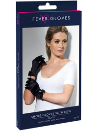 GLOVES SHORT &amp; BLACK, ADULT - Back