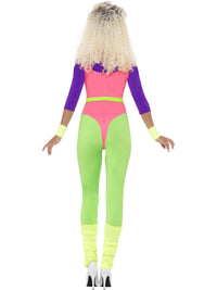 80S WORK OUT COSTUME, ADULT - Side