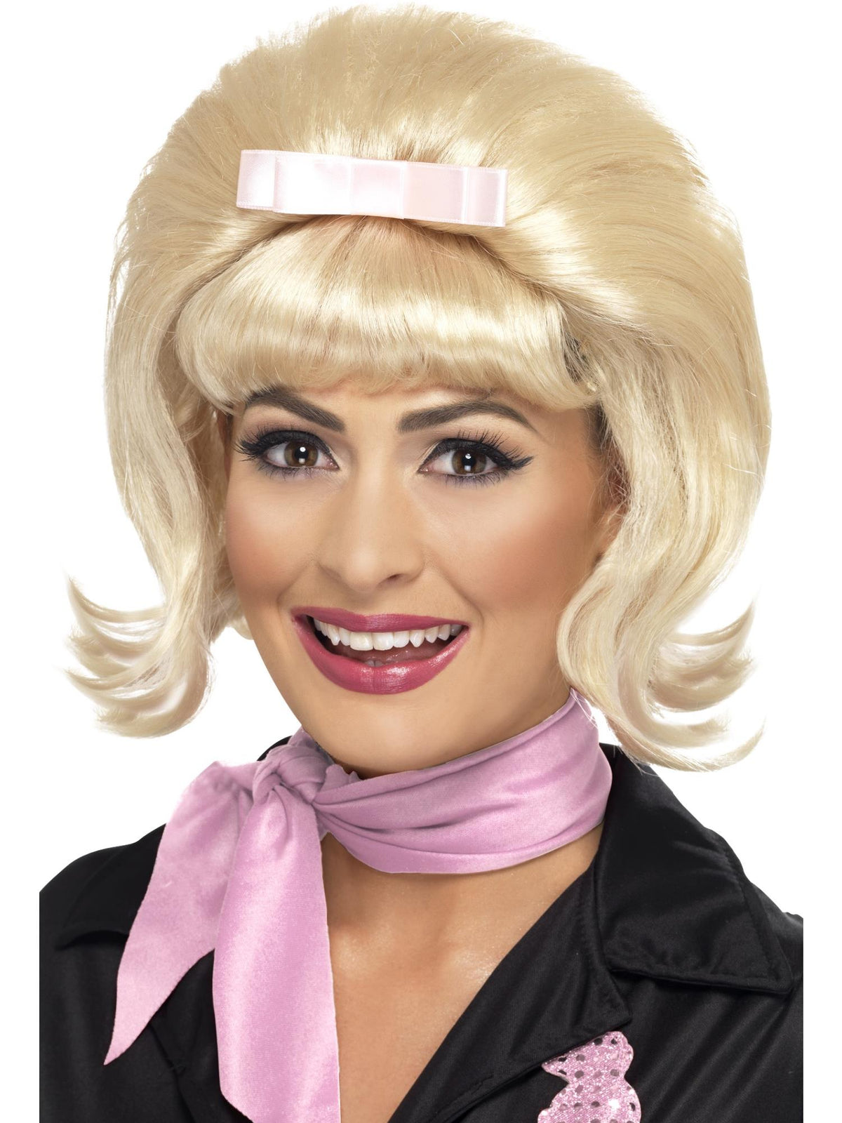 50S FLICKED BEEHIVE BOB - Blonde - Side