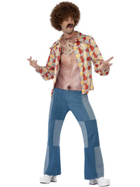 70S HAIRY CHEST TOP, ADULT - M - Back