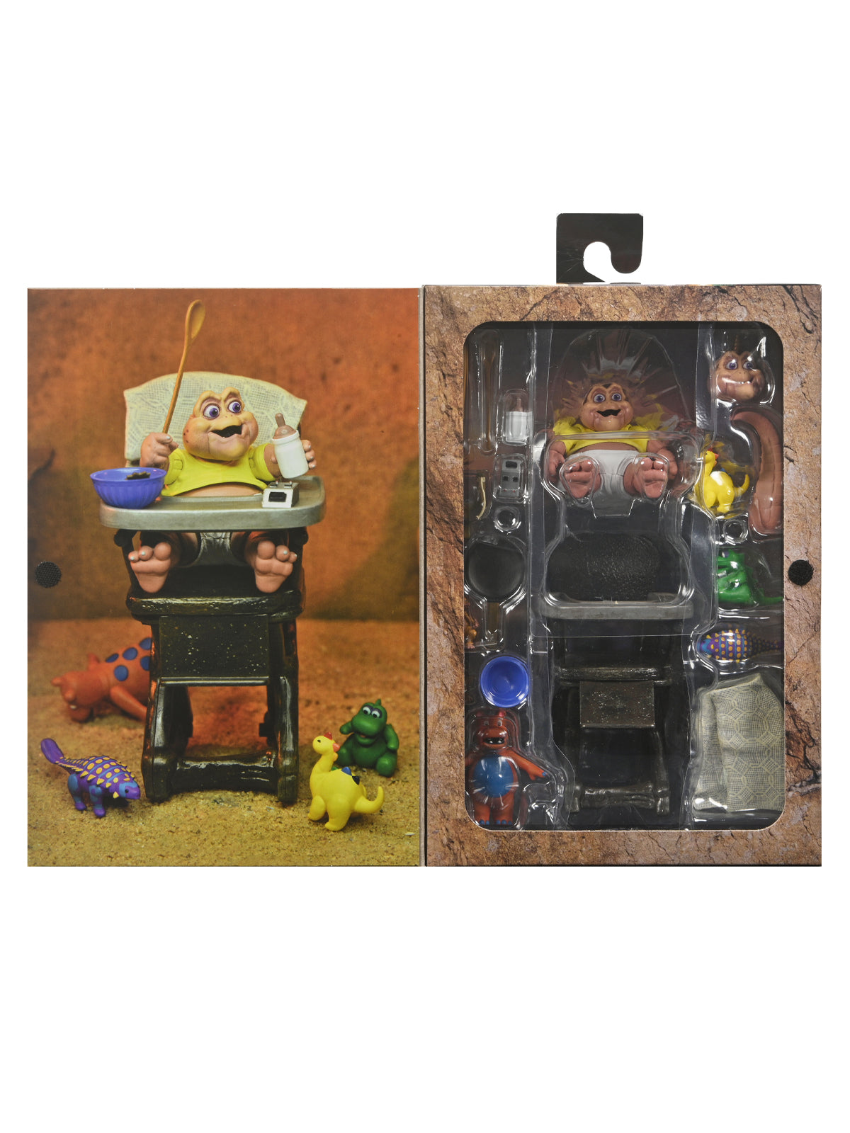 DINOSAURS ULTIMATE BABY SINCLAIR 7" SCALE ACTION FIGURE - Packaging