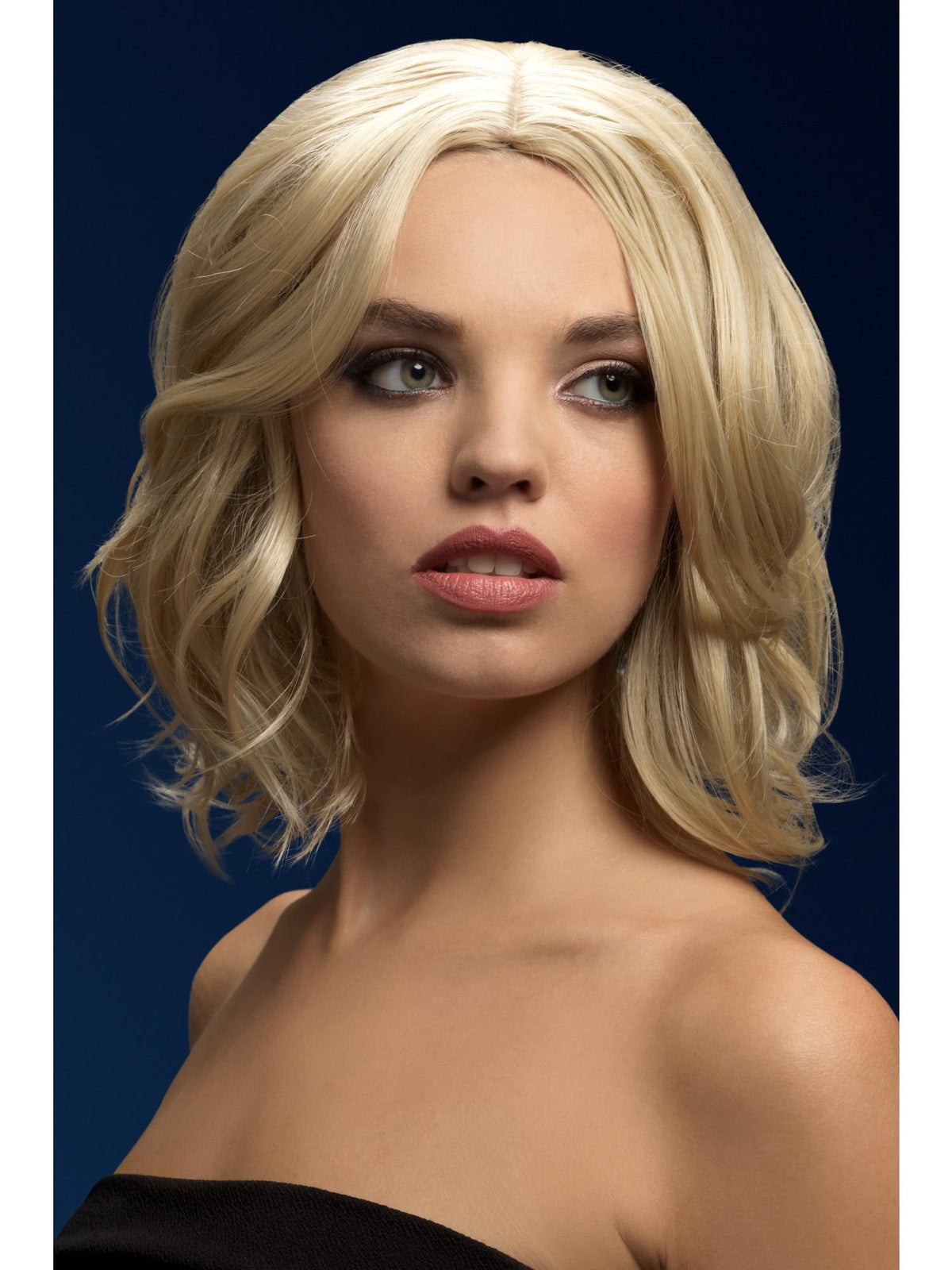FEVER OLIVIA WIG DARK BLONDE, ADULT - Back