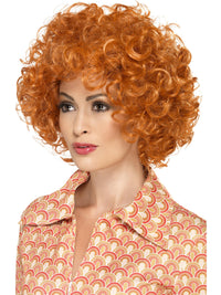 CURLY AFRO WIG, ADULT - Back