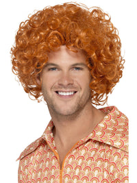 CURLY AFRO WIG, ADULT - Front