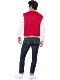 50S COLLEGE JOCK LETTERMAN JACKET, ADULT - M - Side