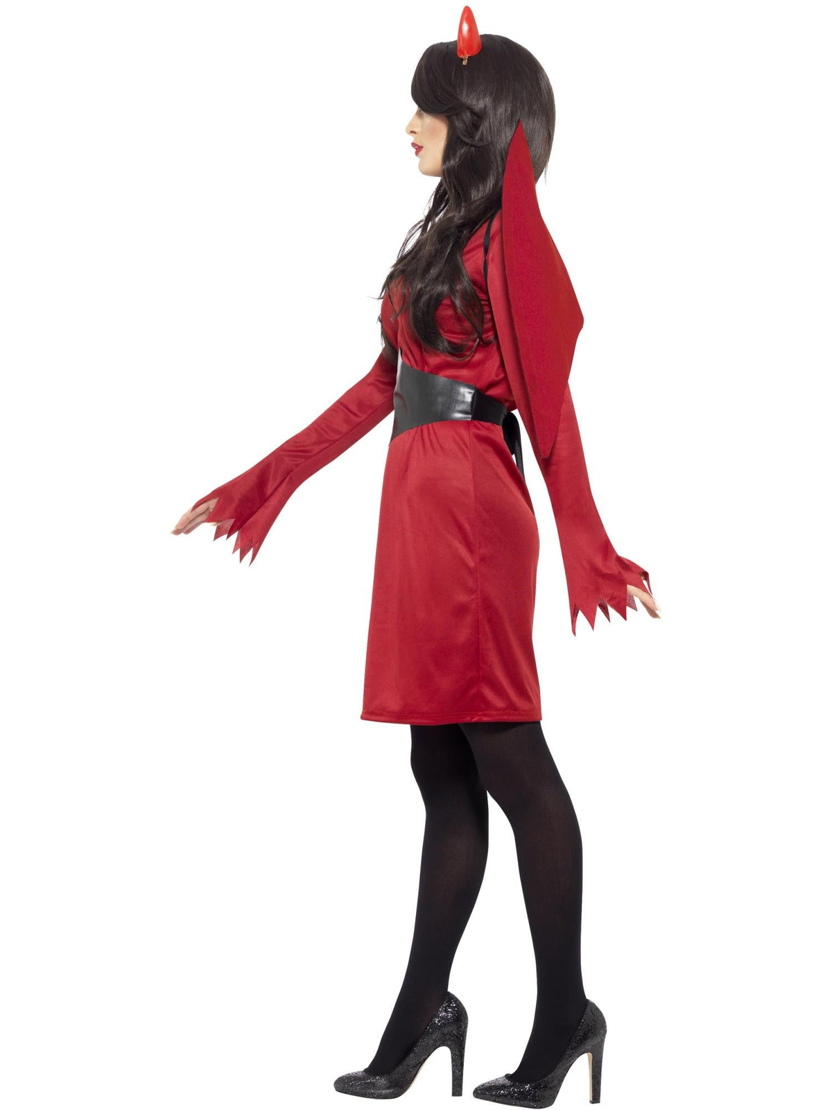 RED DEVIL COSTUME, ADULT - Back