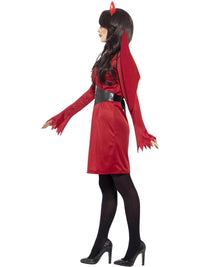 RED DEVIL COSTUME, ADULT - Back