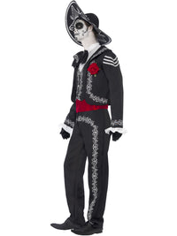 DAY OF THE DEAD SENOR BONES COSTUME, ADULT - S - Back