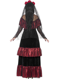 DAY OF THE DEAD BRIDE DELUXE COSTUME, ADULT - Side