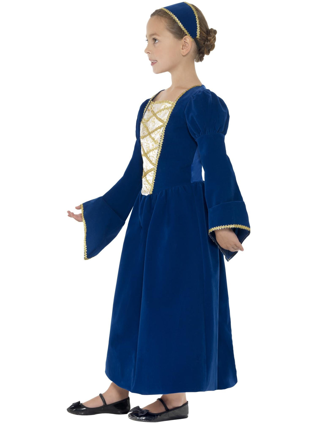 TUDOR PRINCESS COSTUME, CHILD - Side