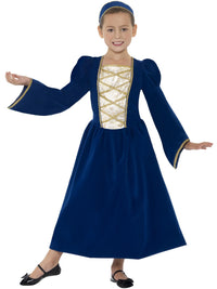 TUDOR PRINCESS COSTUME, CHILD - Back