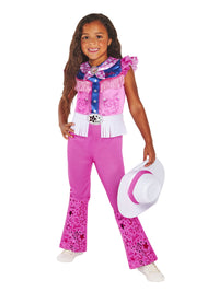 BARBIE COWGIRL DELUXE COSTUME, CHILD - Back