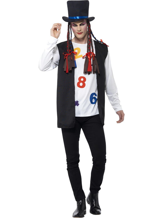 80S POP STAR COSTUME, ADULT - XL - Front