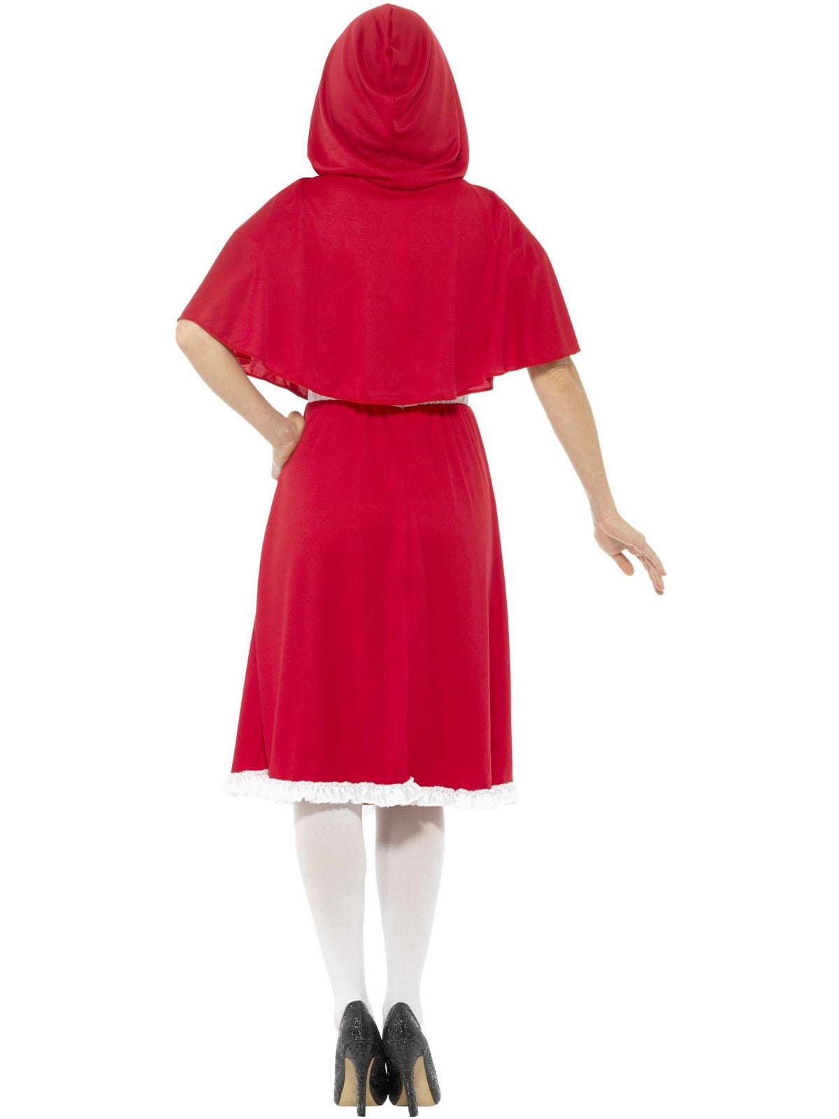 RED RIDING HOOD COSTUME - LONG, ADULT - Side